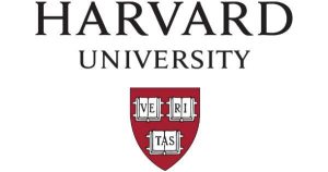 Harvard University logo featuring the university's name in bold uppercase letters and the official shield with the Latin motto "Veritas." Relevant to the MBA Scholarship 2025.