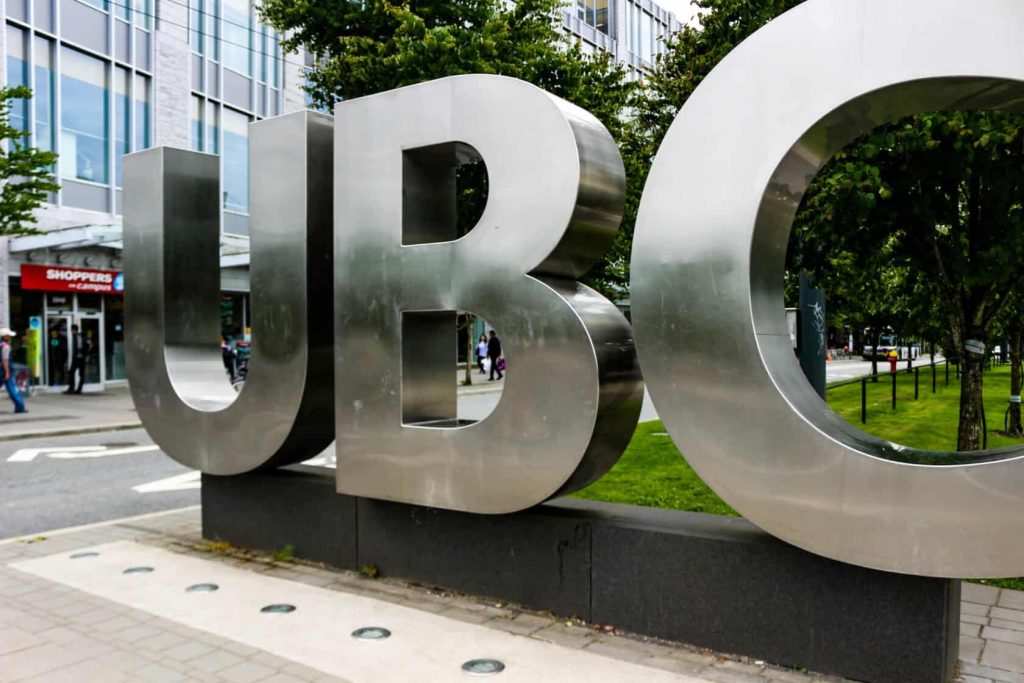 UBC Four Year Doctoral Fellowship 2025